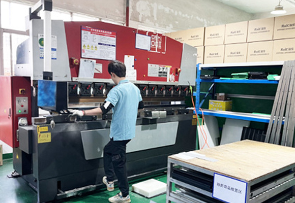 钣金激光下料车间